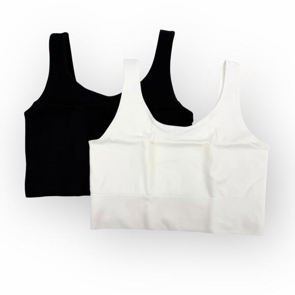Comfy Bra Other - Comfy Bra Women’s Light Support Seamless Yoga Bralette 2 pack Size XL